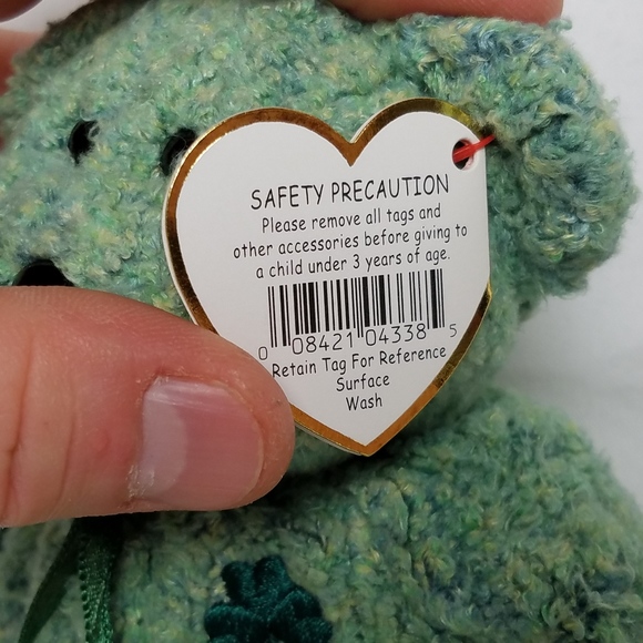 SHAMROCK the Bear (2000) Ty Beanie Baby - Picture 4 of 6